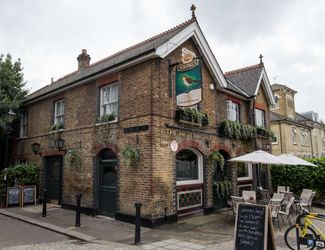 Exterior of the Nightingale pub near Wandsworth and Clapham Commons