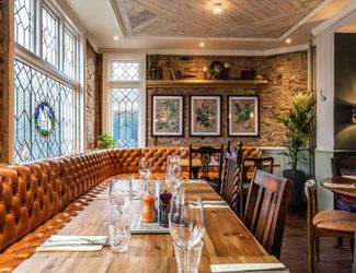 Cosy interiors of The Swan, Walton-on-Thames