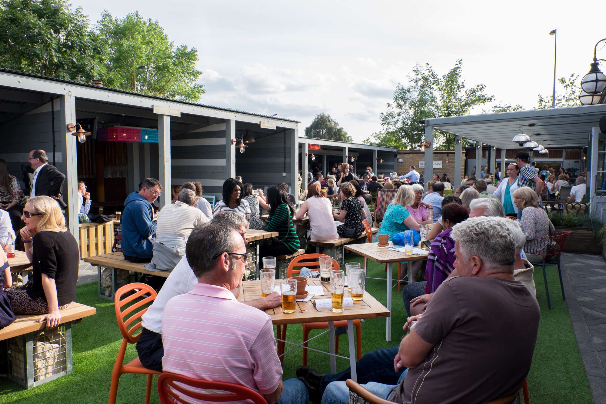 Best garden in Streatham at The Bull