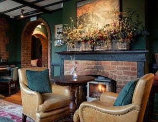 Cosy fireplaces in the Half Moon, Windlesham