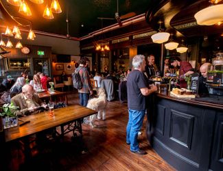 Interior of The Roebuck in Hampstead