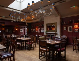 Dining room at The Bull's Head in Barnes