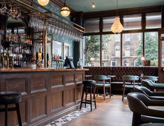 Interior of the Castle pub in Islington
