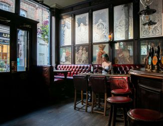 Interior of The Flask, best beer in Hampstead