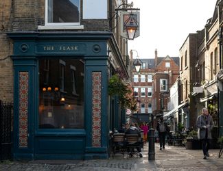 Exterior of The Flask, best pub in Hampstead