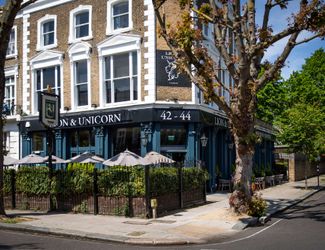 Exterior of the Lion and Unicorn pub in Kentish Town