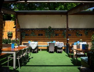 The best garden in Kentish Town at the Lion and Unicorn pub