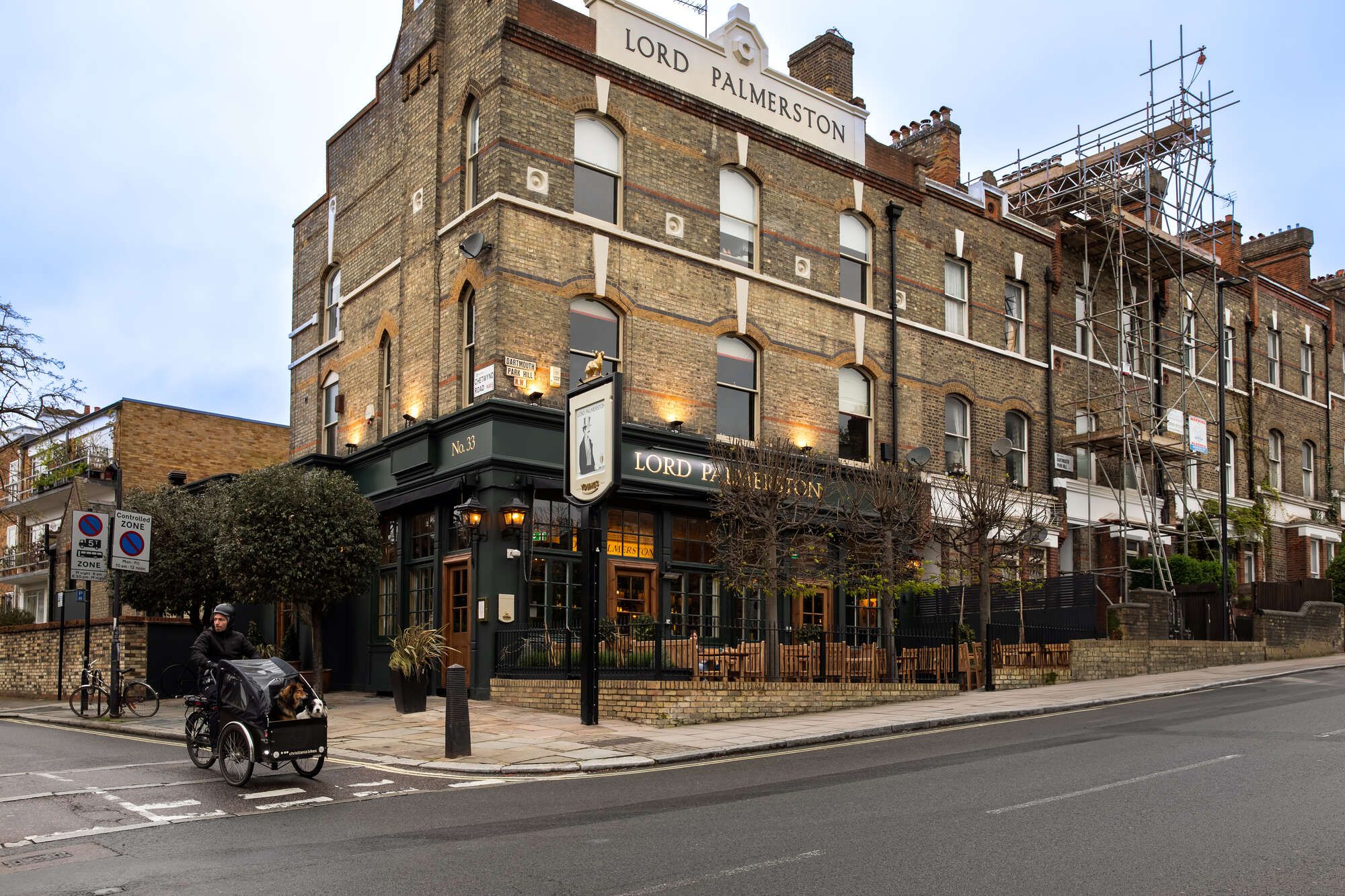 Lord Palmerston pub exterior in Tufnell Park