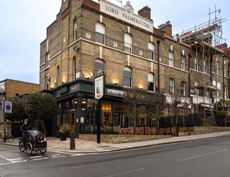 Lord Palmerston pub exterior in Tufnell Park