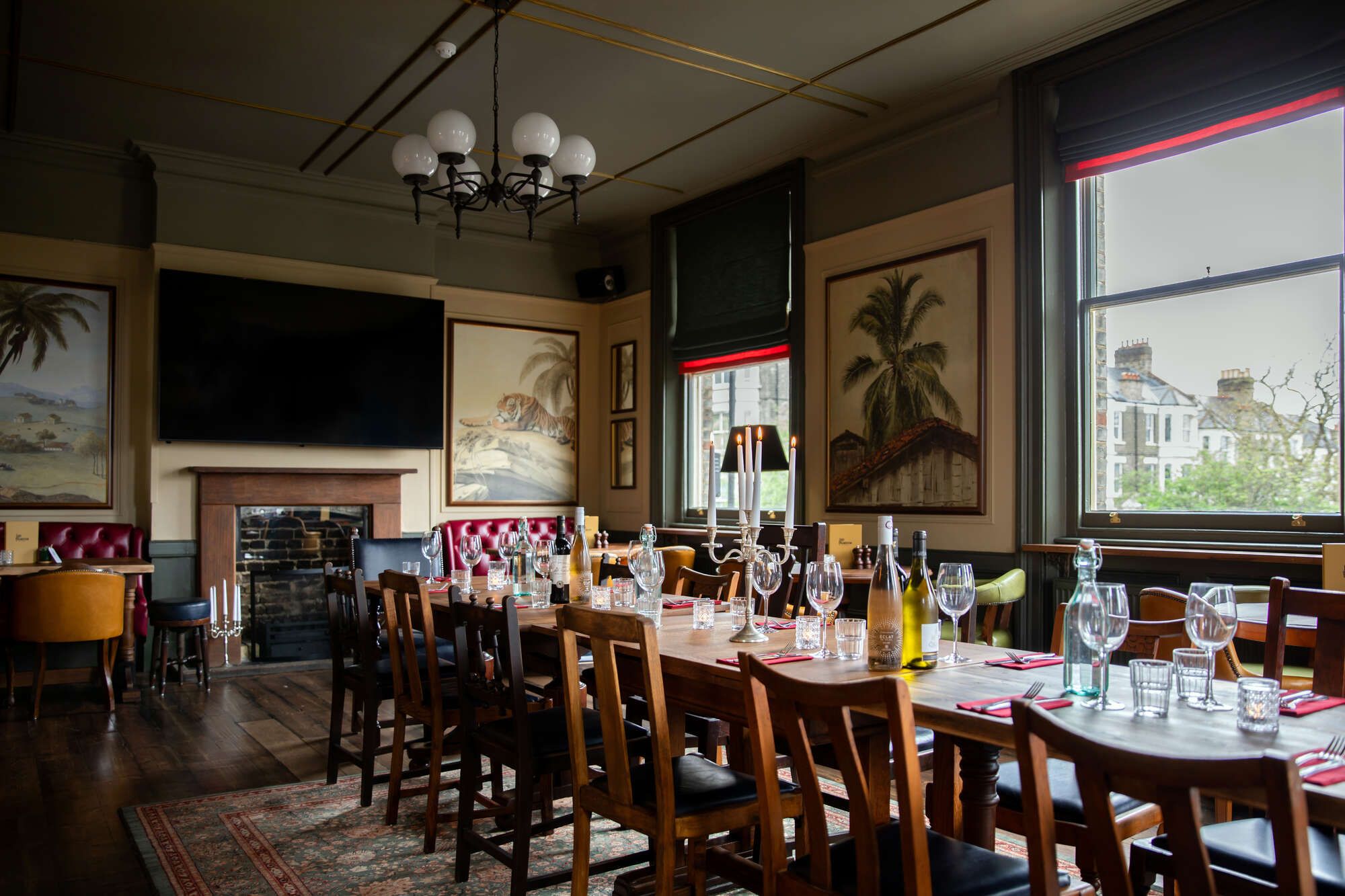 Private dining at the Lord Palmerston pub in Tufnell Park