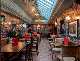 The conservatory at the Mulberry Bush pub