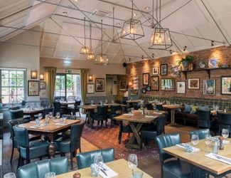 The restaurant at The Wheatsheaf, Esher