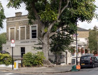 Exterior of the Canonbury Tavern pub in Islington