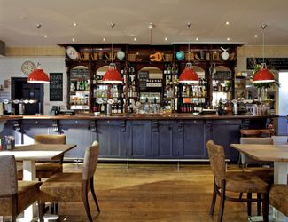Interior of the Coat and Badge in Putney, with a wide range of beers and great food