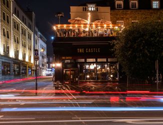 Exterior of the Castle pub in Islington