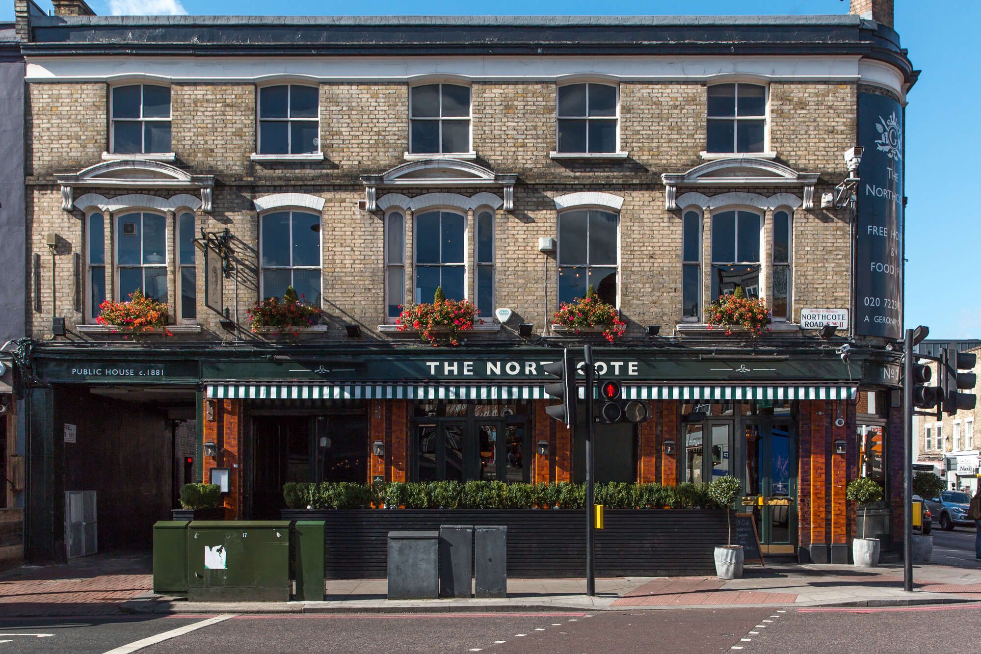 Exterior of the Northcote, the best pub in Clapham Junction