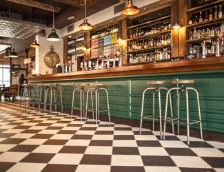 Interior of the Plough, Clapham Junction, best pub near the station