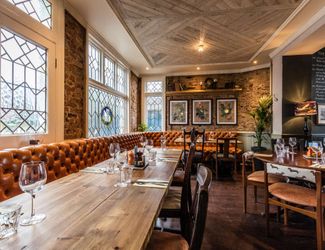 Cosy interiors of The Swan, Walton-on-Thames