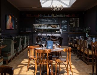 Dining room of the Hare & Hounds in Sheen