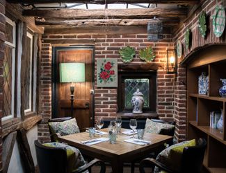 Cosy nooks at the Onslow Arms, Clandon