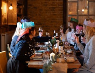 Parties at the Coach & Horses pub in Barnes