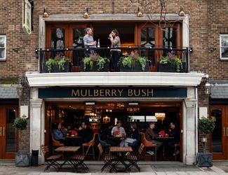 Exterior of the Mulberry Bush pub