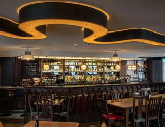 Bar area at the Paternoster pub