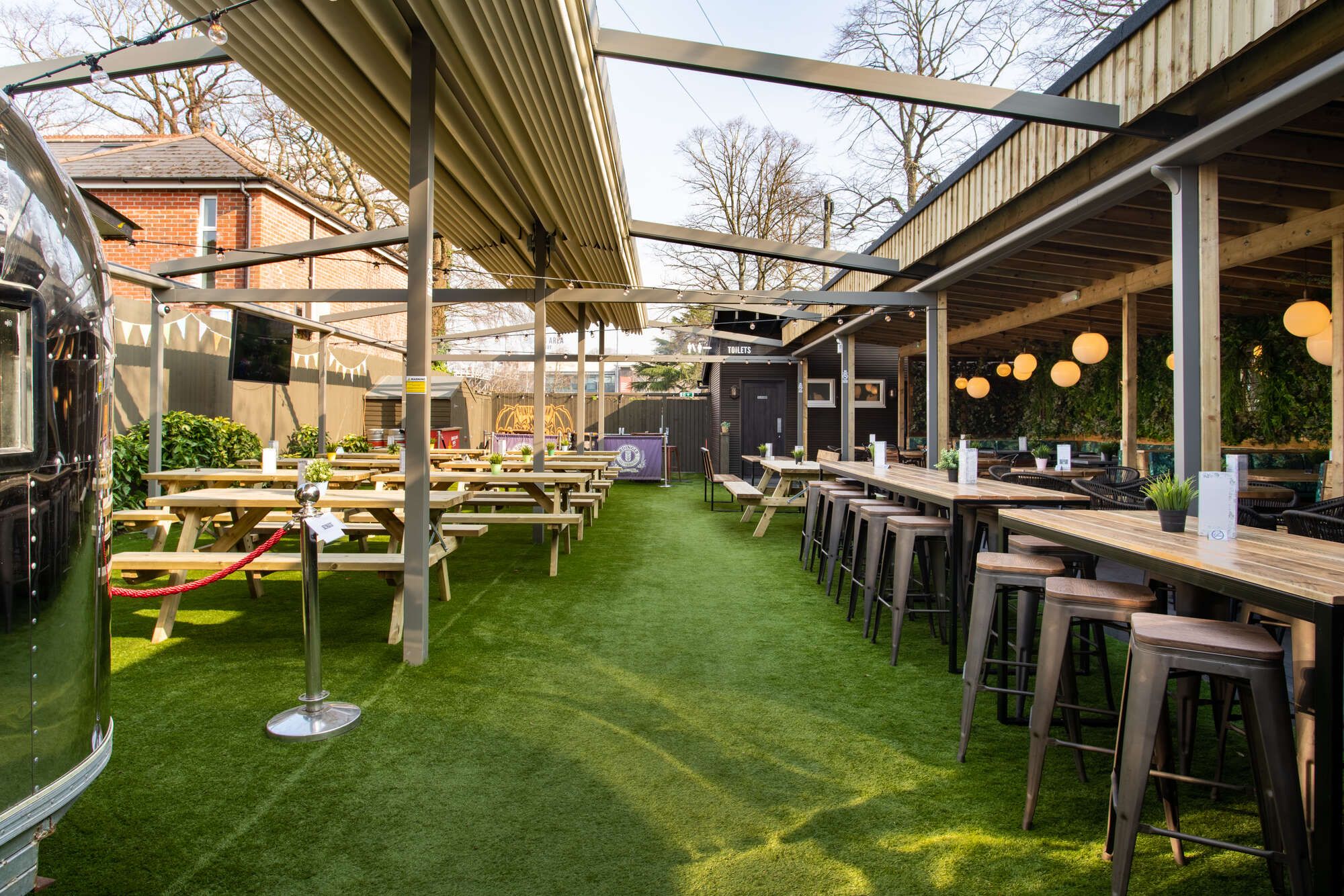 Pub gardens in South East London